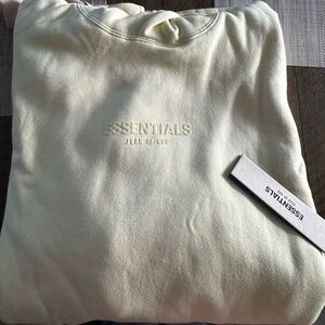 Essentials “ Fear Of God” Hoodie Canary yellow Colorway